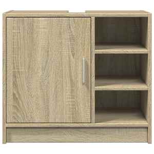 Skříňka pod umyvadlo dub sonoma 63x29x55 cm kompozitní dřevo - obrázek 4
