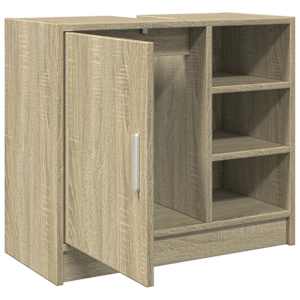 Skříňka pod umyvadlo dub sonoma 63x29x55 cm kompozitní dřevo - obrázek 5
