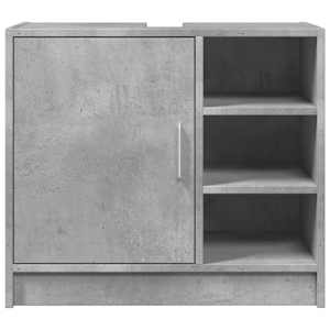 Skříňka pod umyvadlo betonově šedá 63x29x55 cm kompozitní dřevo - obrázek 4