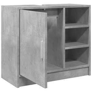 Skříňka pod umyvadlo betonově šedá 63x29x55 cm kompozitní dřevo - obrázek 5
