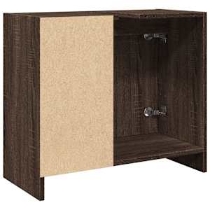 Skříňka pod umyvadlo hnědý dub 63 x 29 x 55 cm kompozitní dřevo - obrázek 7