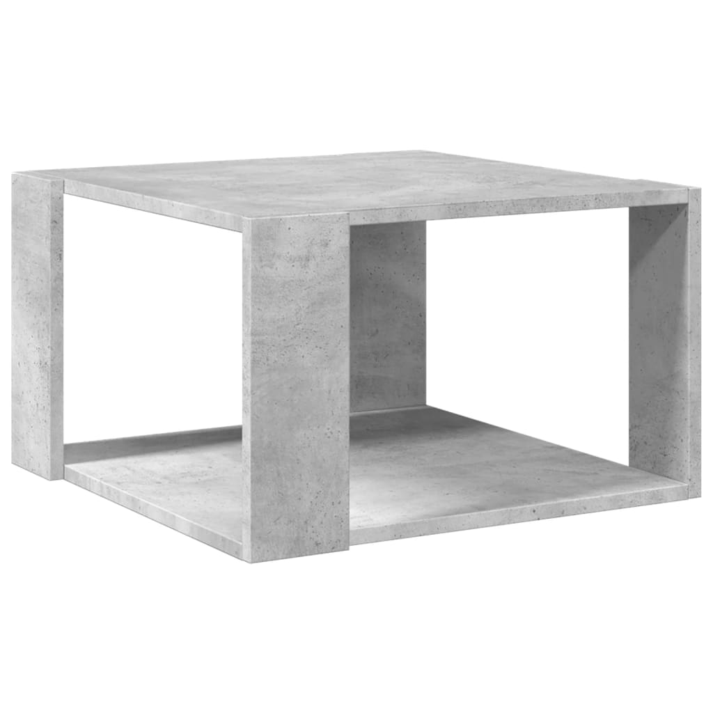 vidaXL Konferenční stolek betonově šedý 51,5 x 51,5 x 30 cm kompozit