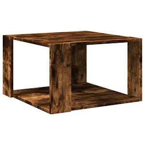 Konferenční stolek kouřový dub 51,5x51,5x30 cm kompozitní dřevo - obrázek 6