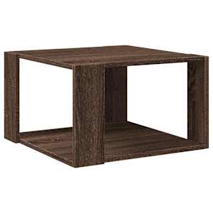 Konferenční stolek hnědý dub 51,5x51,5x30 cm kompozitní dřevo - obrázek 6