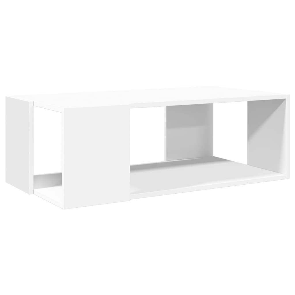 vidaXL Konferenční stolek bílý 89,5 x 48 x 30 cm kompozitní dřevo