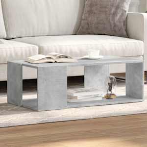 Konferenční stolek betonově šedý 89,5x48x30 cm kompozitní dřevo - obrázek 1