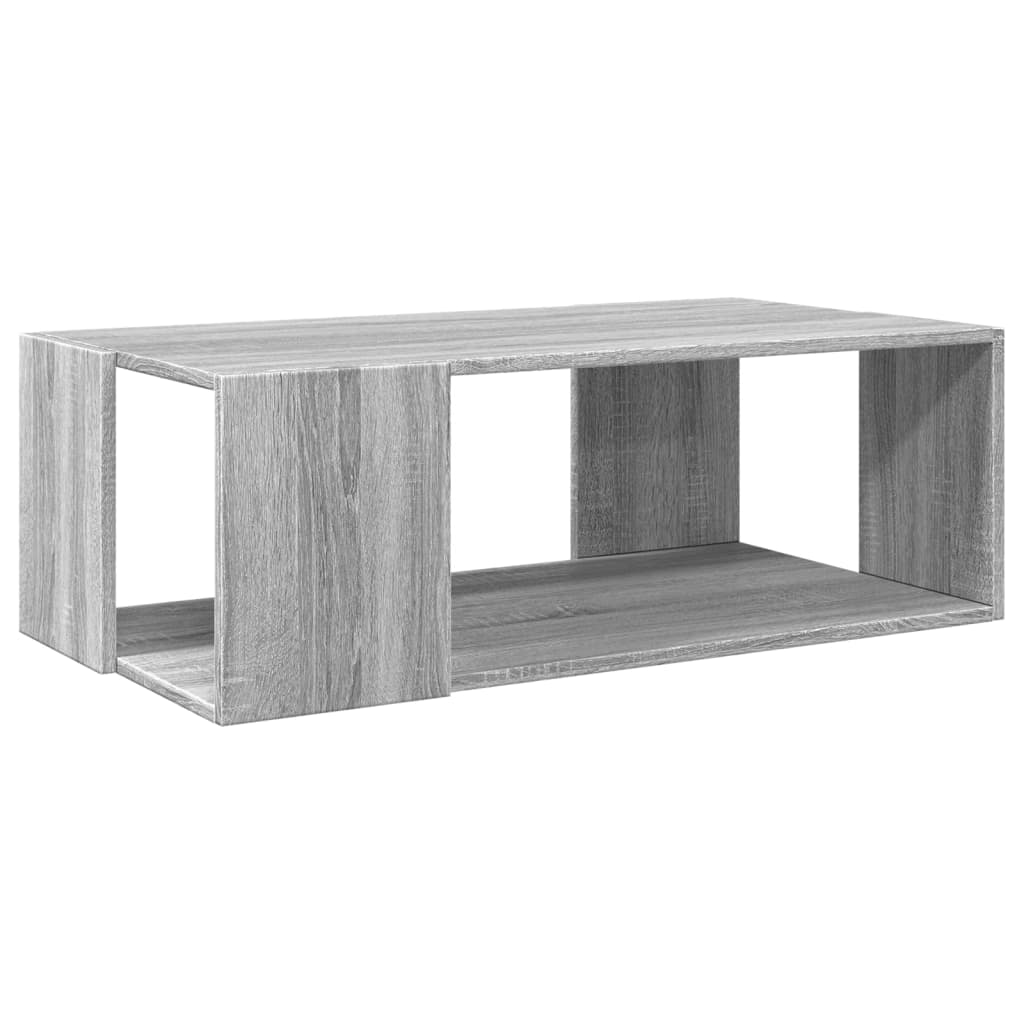 vidaXL Konferenční stolek šedý sonoma 89,5x48x30 cm kompozitní dřevo