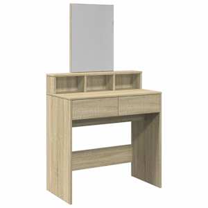 vidaXL peegliga tualettlaud, Sonoma tamm, 80x41x144,5 cm