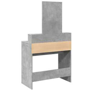 Toaletní stolek se zrcadlem betonově šedý 80 x 41 x 144,5 cm - obrázek 6