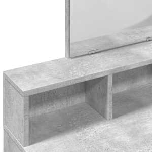 Toaletní stolek se zrcadlem betonově šedý 80 x 41 x 144,5 cm - obrázek 7