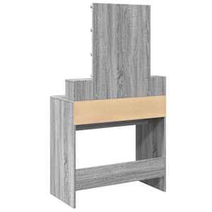 Toaletní stolek s LED šedý sonoma 80 x 41 x 144,5 cm - obrázek 7