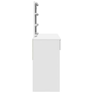 Toaletní stolek s LED bílý 100 x 40 x 130 cm - obrázek 6