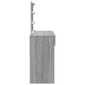 Toaletní stolek s LED šedý sonoma 100 x 40 x 130 cm - obrázek 6
