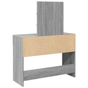 Toaletní stolek s LED šedý sonoma 100 x 40 x 130 cm - obrázek 7
