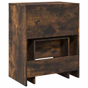Toaletní stolek se stoličkou kouřový dub 60 x 40 x 113,5 cm - obrázek 7