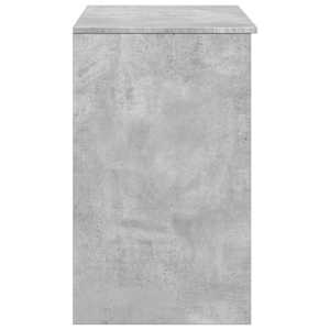 Toaletní stolek se zrcadlem betonově šedý 73 x 46,5 x 120 cm - obrázek 6