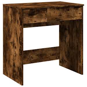 vidaXL peegliga tualettlaud, suitsutatud tamm, 73x46,5x120 cm