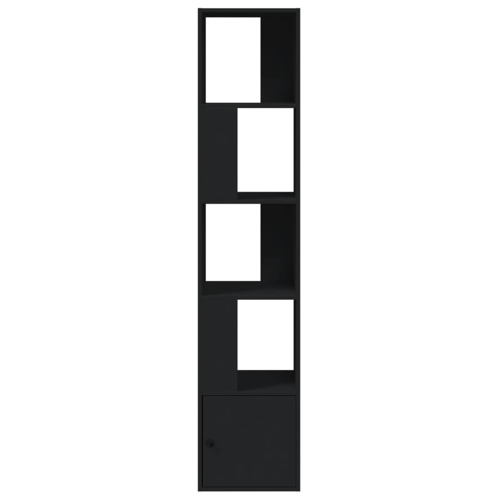 vidaXL Boekenkast 40x36x189 cm bewerkt hout zwart afbeelding