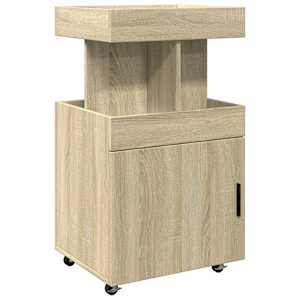 vidaXL baarik&auml;ru Sonoma tamm 50x41x89 cm tehispuit