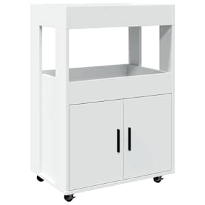 vidaXL baarik&auml;ru valge 60x39,5x89 cm tehispuit