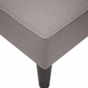 Lenoška s pravou područkou taupe textil - obrázek 7