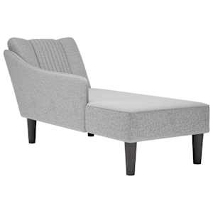 vidaXL Chaise Lounge parema k&auml;etoe pilvehalli kangaga