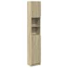 vidaXL vannitoakapp Sonoma tamm 32x25,5x190 cm tehispuit