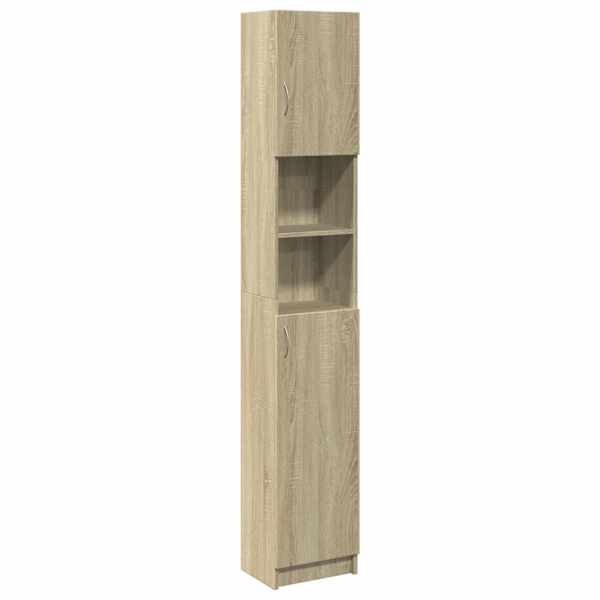 vidaXL vannitoakapp Sonoma tamm 32x25,5x190 cm tehispuit