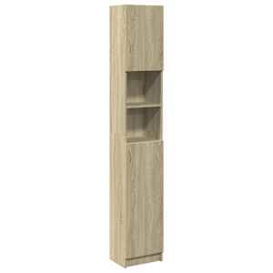 Koupelnová skříňka dub sonoma 32 x 25,5 x 190 cm dřevotříska - obrázek 2