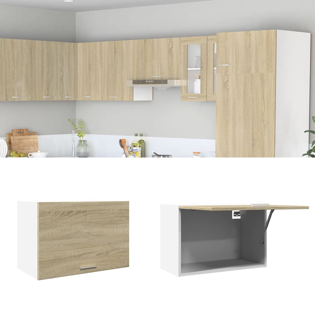 vidaXL Väggskåp “Lyon” sonoma-ek 60x31x40 cm konstruerat trä