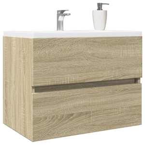 Skříňka pod umyvadlo dub sonoma 60 x 38,5 x 45 cm dřevotříska - obrázek 3