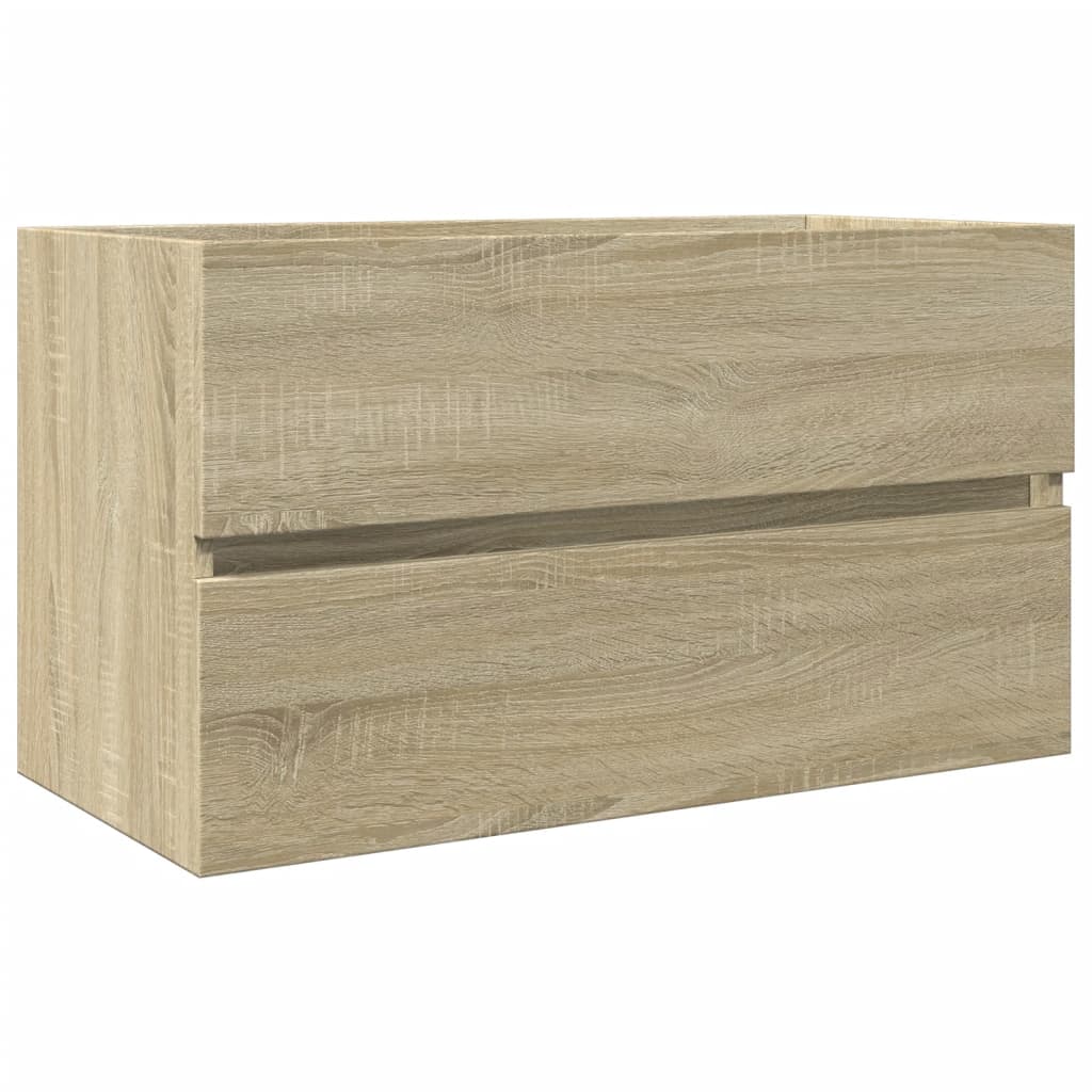 vidaXL Skříňka pod umyvadlo dub sonoma 80 x 38,5 x 45 cm dřevotříska