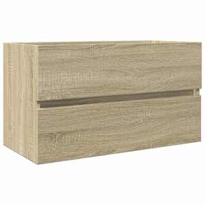 Skříňka pod umyvadlo dub sonoma 80 x 38,5 x 45 cm dřevotříska - obrázek 2
