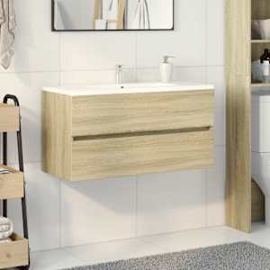 Skříňka pod umyvadlo dub sonoma 90 x 38,5 x 45 cm dřevotříska
