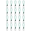 vidaXL bungee n&ouml;&ouml;rid konksuga 20 tk, 15 cm