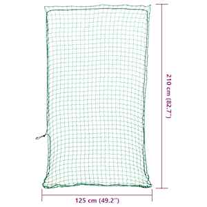 Síť na přívěsný vozík s elastickým lanem zelená 2,1 x 1,25 m PP - obrázek 6