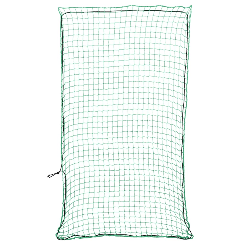 vidaXL Plasă de remorcă cu funie elastică, verde, 2,7x1,5 m, PP