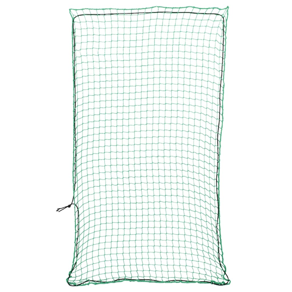 vidaXL Plasă de remorcă cu funie elastică, verde, 3x1,65 m, PP