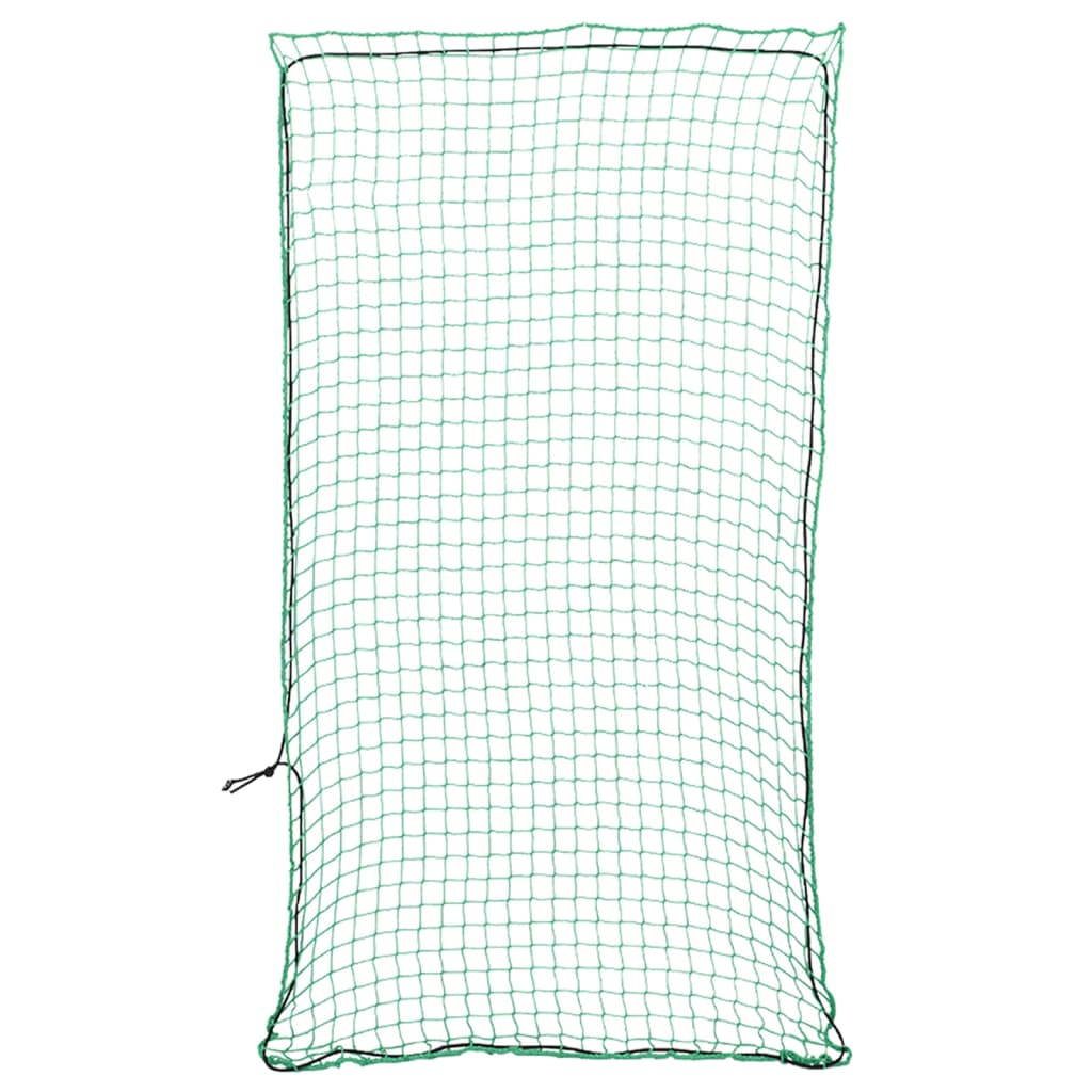 vidaXL Plasă de remorcă cu funie elastică, verde, 4x2 m, PP