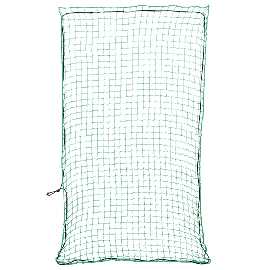 vidaXL Plasă de remorcă cu funie elastică, verde, 4x2,5 m, PP