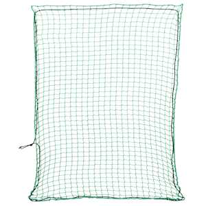 Mreža za prikolico z elastično vrvjo zelena 3,5x3 m PP