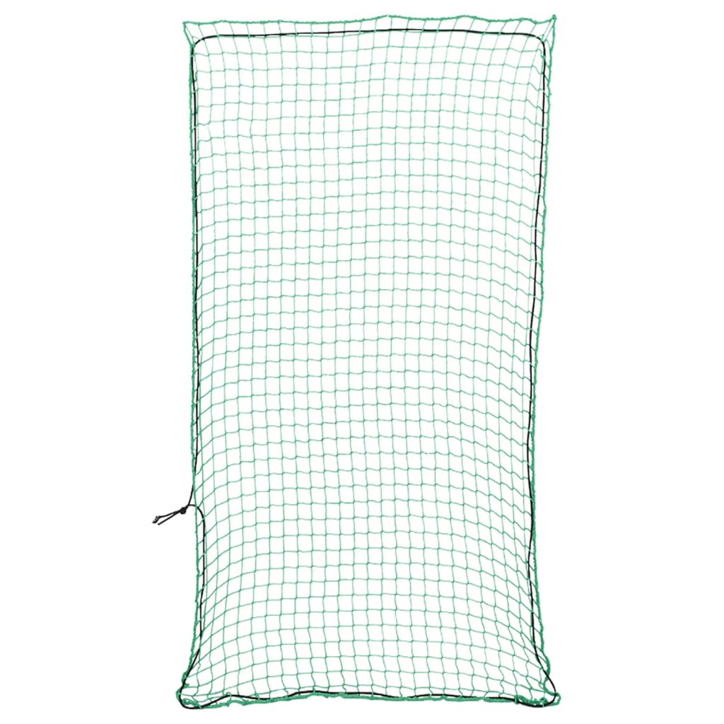 vidaXL Síť na přívěsný vozík s elastickým lanem zelená 8 x 3,5 m PP