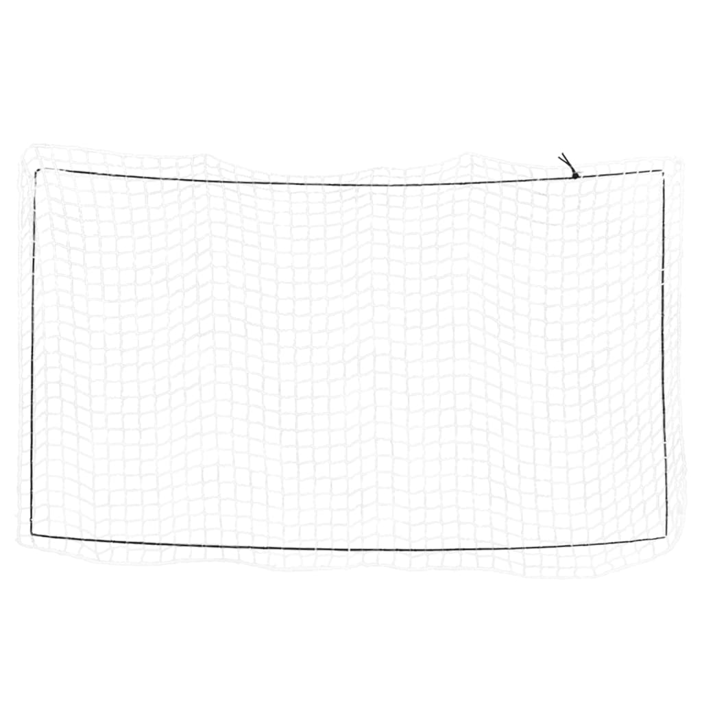 vidaXL Plasă de remorcă cu funie elastică, alb, 3x1,65 m, PP