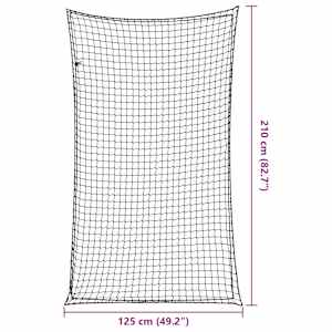 Síť na přívěsný vozík s elastickým lanem černá 2,1 x 1,25 m PP - obrázek 6