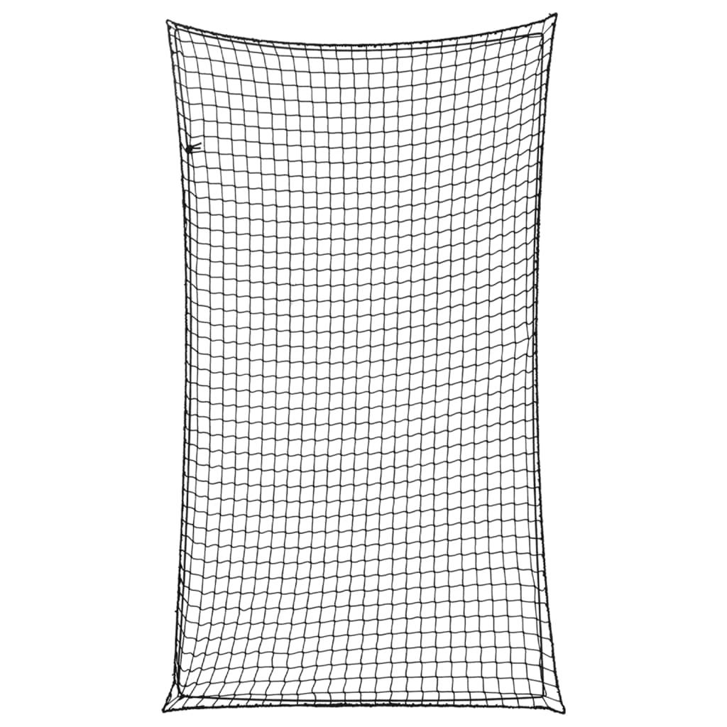vidaXL Tilhengernett med elastisk tau svart 3,5x2 m PP