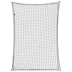 Mreža za prikolico z elastično vrvjo črna 3,5x2,5 m PP