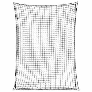 Mreža za prikolico z elastično vrvjo črna 4x3 m PP