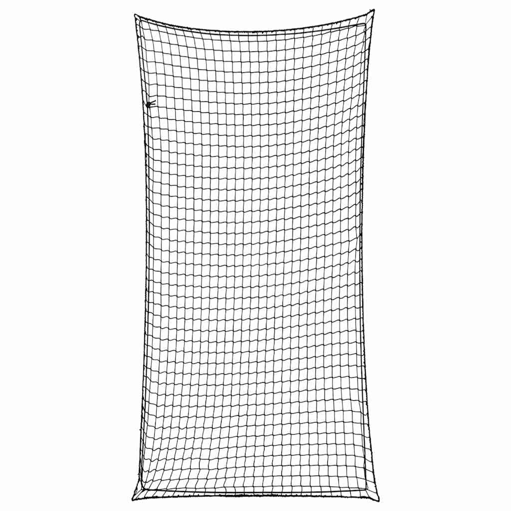 vidaXL Síť na přívěsný vozík s elastickým lanem černá 6 x 3 m PP