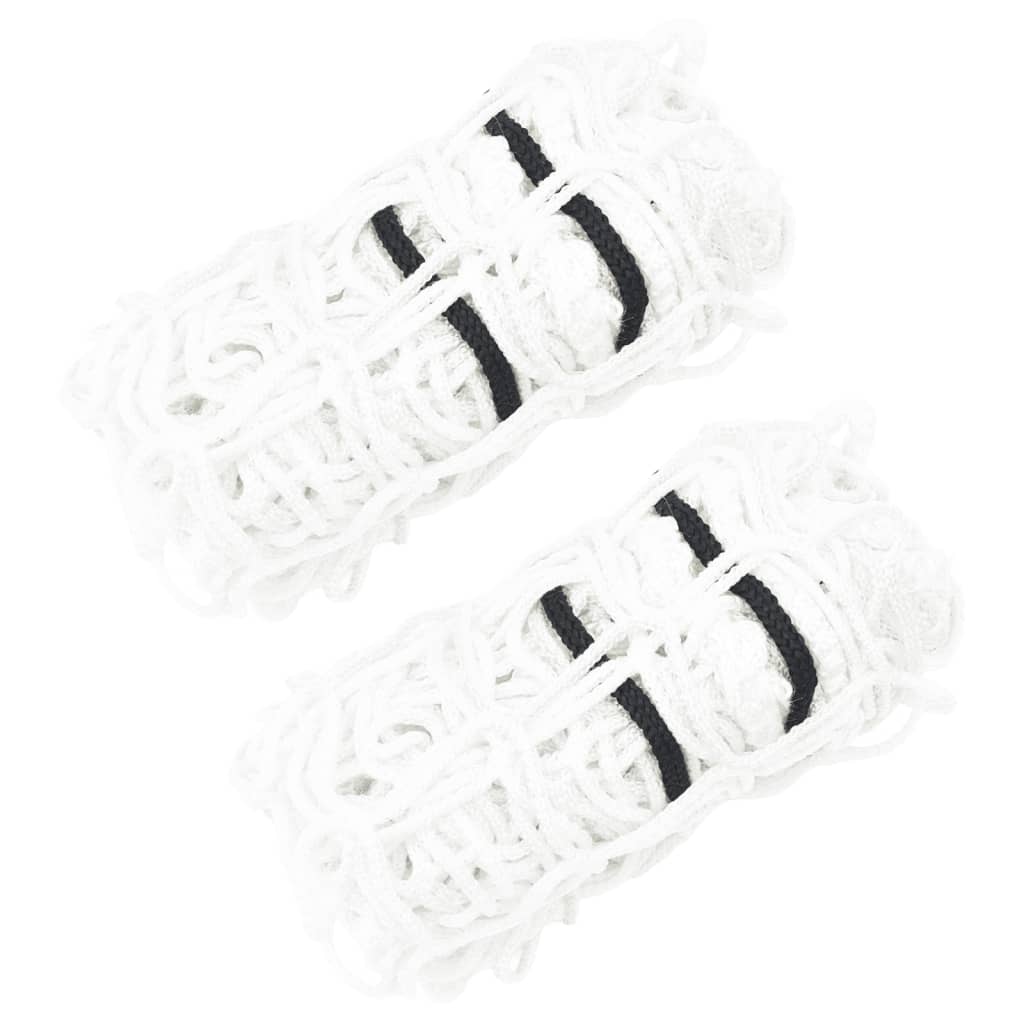 vidaXL Heunetze 2 Stk. Rund Weiß 100x100 m PP