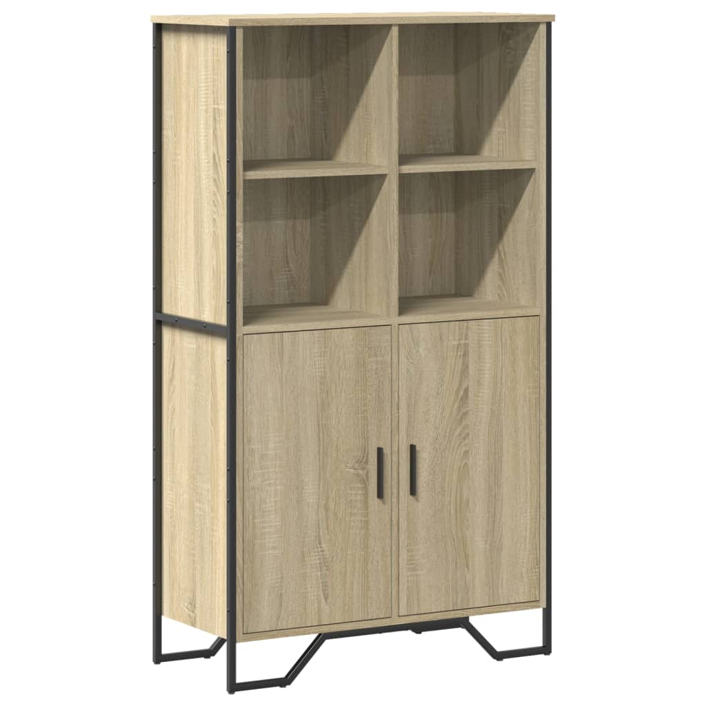 vidaXL Highboard dub sonoma 79,5 x 35,5 x 137,5 cm kompozitní dřevo